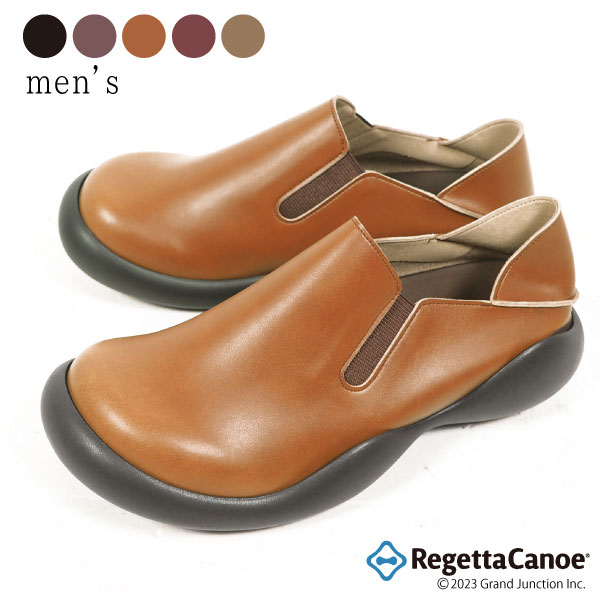 《1500円〜最大4000円OFFクーポン》 リゲッタ カヌー 靴 スリッポン メンズ サイドゴア カジュアル おしゃれ かかと 踏める カジュアルシューズ サ...
