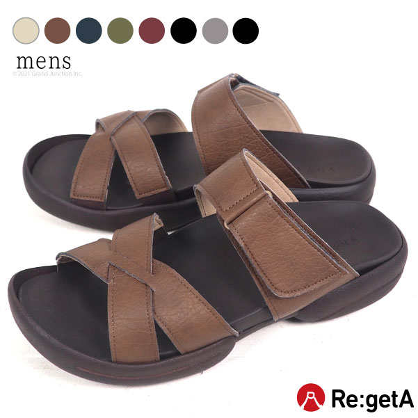 《1000円〜最大4000円OFFクーポン》 リゲッタ メンズ サンダル 疲れない 足 に 優しい サンダル 幅広 履きやすい 歩きやすい 大きいサイズ 社内履...