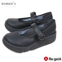 《800円~最大4000円OFFクーポン》 リゲッタ 靴 レディース 歩きやすい 厚底 パンプス 痛くない ストラップ 黒 軽量 軽い 履きやすい 疲れにくい コンフォート シューズ 立ち仕事 靴 疲れない 幅広 スニーカー っ ぽい パンプス 日本製 シューズ RE166