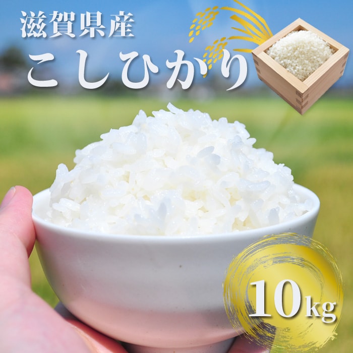 令和3年産 滋賀県産 ぎおん米 コシヒカリ こしひかり 送料無料 精米 10kg 真...