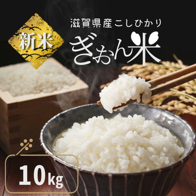 令和3年産 滋賀県産 ぎおん米 コシヒカリ こしひかり 送料無料 精米 10kg 真...