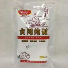 食用純鹸面 中華物産中国産 食用ソーダ灰 炭酸ソーダ 200g