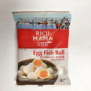 【冷凍食品】【マレーシア産】富媽媽 魚包蛋 魚団子 スープ・お鍋の素 火鍋 潮州風味 中華食材 200g