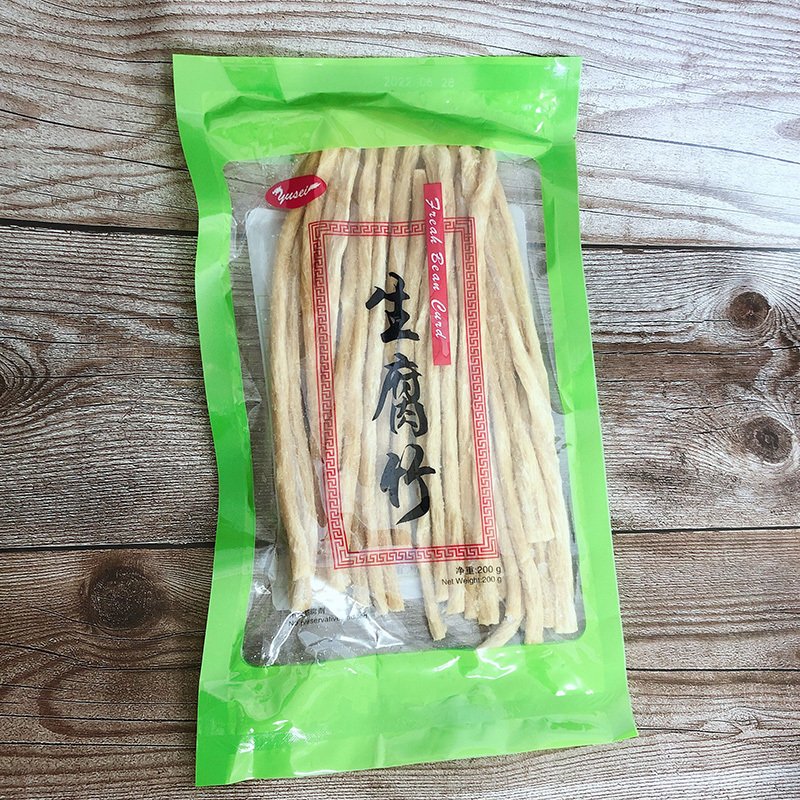 【冷凍食品】友盛 生腐竹 生棒ゆば 中国産 中華食材 200g