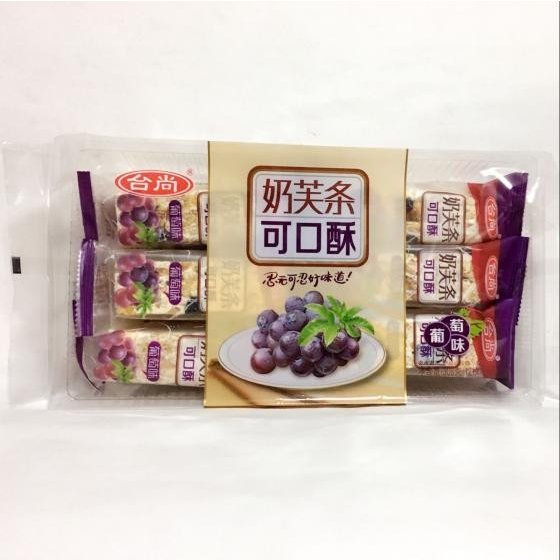 中華菓子 乳芙条可口酥 ブドウ味 葡萄味 中華お菓子 間食 おつまみ グルメ 12個入り 308g