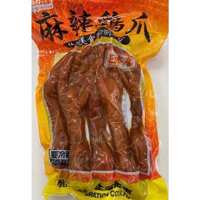 【クール便発送】生友 麻辣鶏爪 5個入 味付け鶏モミジ 大人気 酒のおつまみ マーラー味 中国名物 日本国内加工