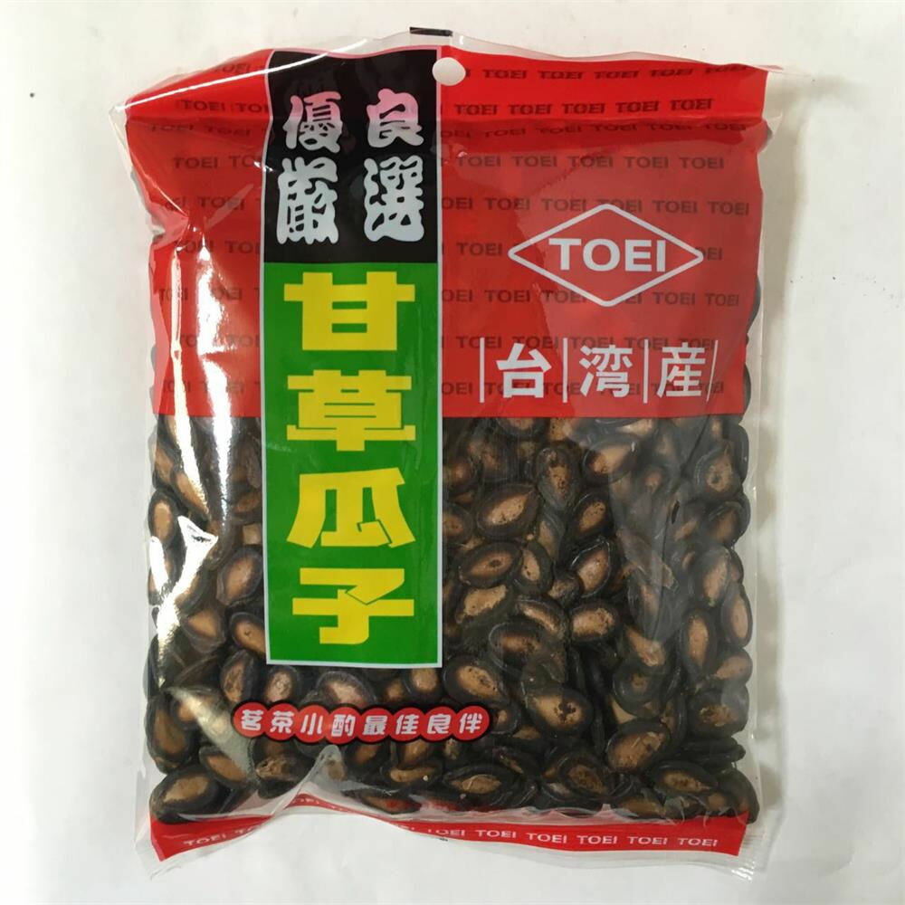 味付けスイカの種 台湾甘草瓜子食用スイカの種 西瓜子 甘草瓜子 台湾産 カンソウ瓜子 300g 中華物産 中華食材