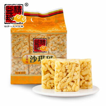 精益珍 沙其瑪 シャーチーマー サーチーマ サチマ ゴマ味 368g 12個入 揚げお菓子 中華食材のサムネイル