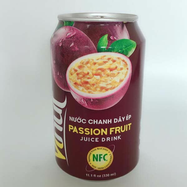 パッションフルーツジュース（清涼飲料水） Vinut百香果汁 ベトナム産 飲み物 330ml