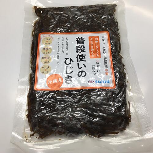 新鮮なうちに冷凍にしました！ 商品名 沖縄県産 普段使いのひじき 150g 5個 内容量 150g×3個 内容 沖縄県産 普段使いのひじき 賞味期限 常温180日 特徴 沖縄県産のひじきを調理用にしました。 保存方法 常温可（開封後要冷蔵） 配送方法 同梱について 発送元 901-0035 沖縄県那覇市通堂町2番1号1F 有限会社ウエストマリン沖縄県産のひじきを調理用にしました。