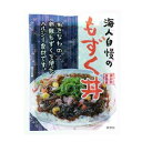 読谷漁協で海から水揚げされた「もずく」を仕様！ 商品名 『海人自慢のもずく丼』 内容量 180g×10袋 内容 もずく,豚肉人参,とうもろこし,生姜,しょうゆ,酒,みりん,砂糖,でん粉,かつおだし,食塩 賞味期限 6ヶ月 特徴 沖縄産もずくが全国放送『アカルイミライ』で10日間で老眼を回復させる食材として紹介されました！！ もずくの中にあるフコイダンが老眼にいいということなので老眼防止のためにはもずくを毎日食べるといいということです。 もずくには「フコイダン」がたくさん含まれています♪ 読谷漁協で海から水揚げされたもずくを品質管理のもと急速冷凍しています。 直接製造工場へ出荷し加工していますので、おいしさがそのままなのです！ この商品は、学校給食で子ども達に人気という「もずく丼」をご家庭で簡単に楽しめるように考案されたもので、読谷村(よみたんそん)で生産された新鮮なモズクを使用し、豚ひき肉、ニンジン、トウモロコシなどを加えて調味しレトルトパックしました。 ※読谷村漁協、読谷村商工会、沖縄ハム総合食品、コープおきなわの共同開発 沸騰したお湯に入れて約5分間あたためて、ご飯にかけるだけで食べられます。 保存方法 【冷蔵】冷蔵、冷凍とも可能 配送方法 同梱について 発送元 901-0035 沖縄県那覇市通堂町2番1号1F 有限会社ウエストマリン