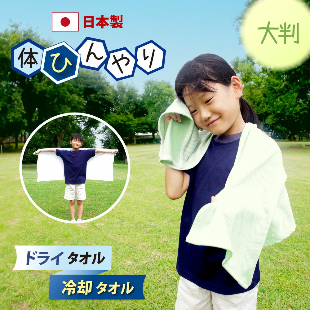 東レ エアロタッシェ糸 冷感タオル バスタオル 大判 薄手 ひんやりタオル 2L 3L 日本製 首 冷却 タオル 大きい 小さめ 吸汗 速乾 冷却タオル 冷たいタオル ひんやり 冷たい 冷やす 熱中症 暑さ対策 ネック クーラー 夏 スポーツ 運動 子供 こども キッズ 送料無料