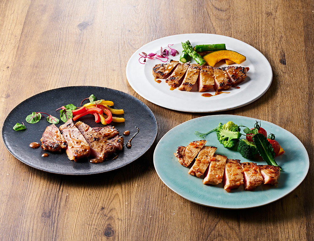 お中元 鹿野高原豚ロースステーキセット（送料無料） 熨斗 ギフト 贈答 残暑見舞 御礼