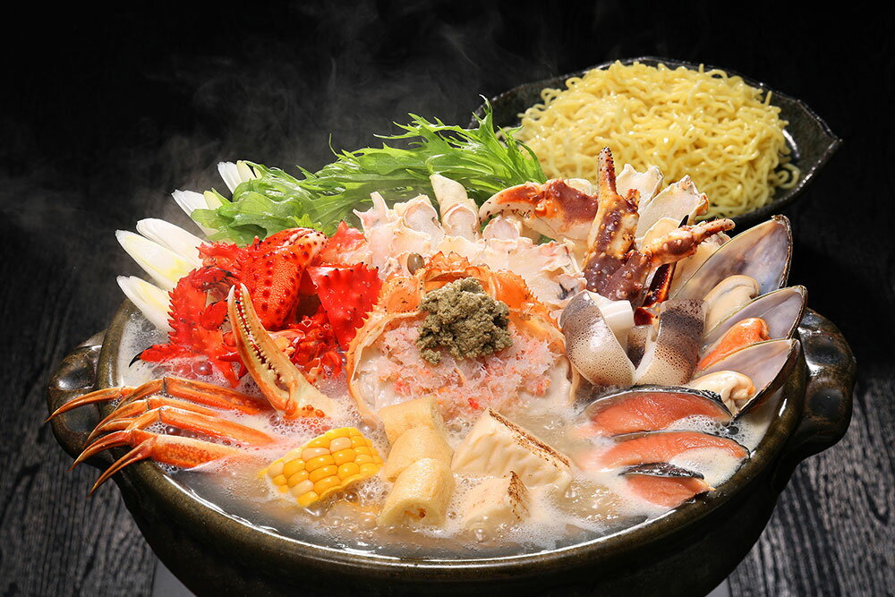 お歳暮 札幌すすきの「いそ舟」監修 三大ガニ鉄砲鍋 hk-001（送料無料）熨斗 ギフト 贈答 歳暮 冬ギフト