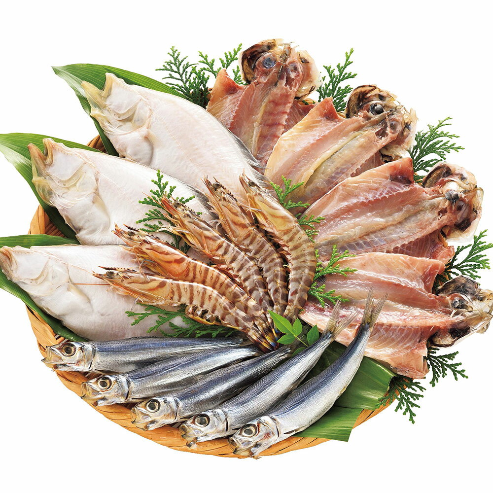 お歳暮 山口県産車海老と干物セット YA-12（送料無料）熨斗 ギフト 贈答 歳暮 冬ギフト