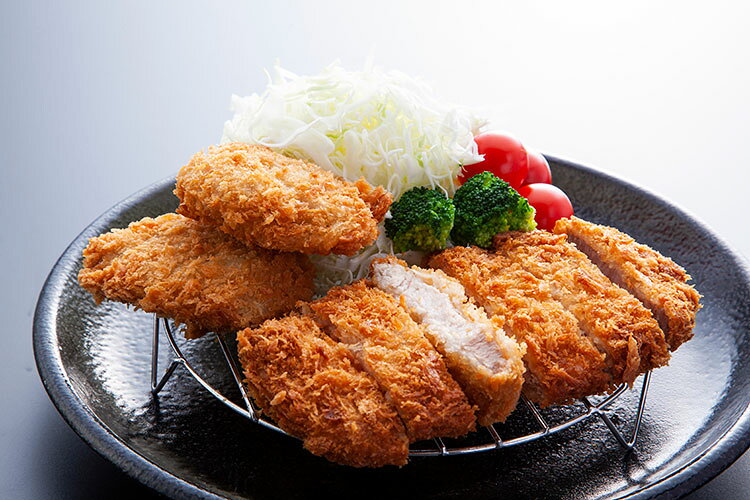 とんかつがんこの厚切りロースかつとヒレカツセット（送料無料）贈答 ギフト お中元 御中元 お歳暮 御歳暮 母の日 父の日 敬老の日のサムネイル