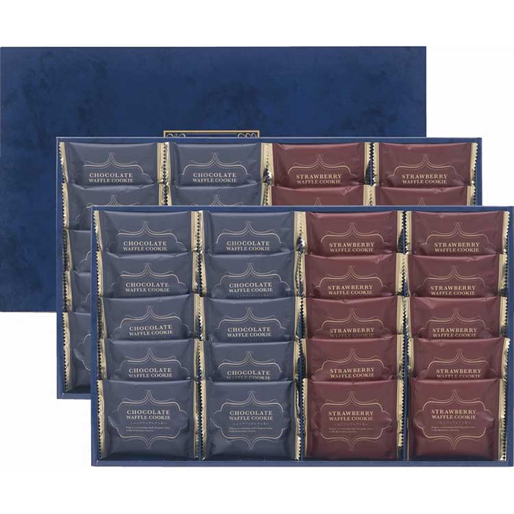 スィートバスケット ワッフルクッキーセット B9123037 常温（送料無料）直送贈答 ギフト お中元 御中元 お歳暮 御歳暮 母の日 父の日 敬老の日 ホワイトデーのサムネイル