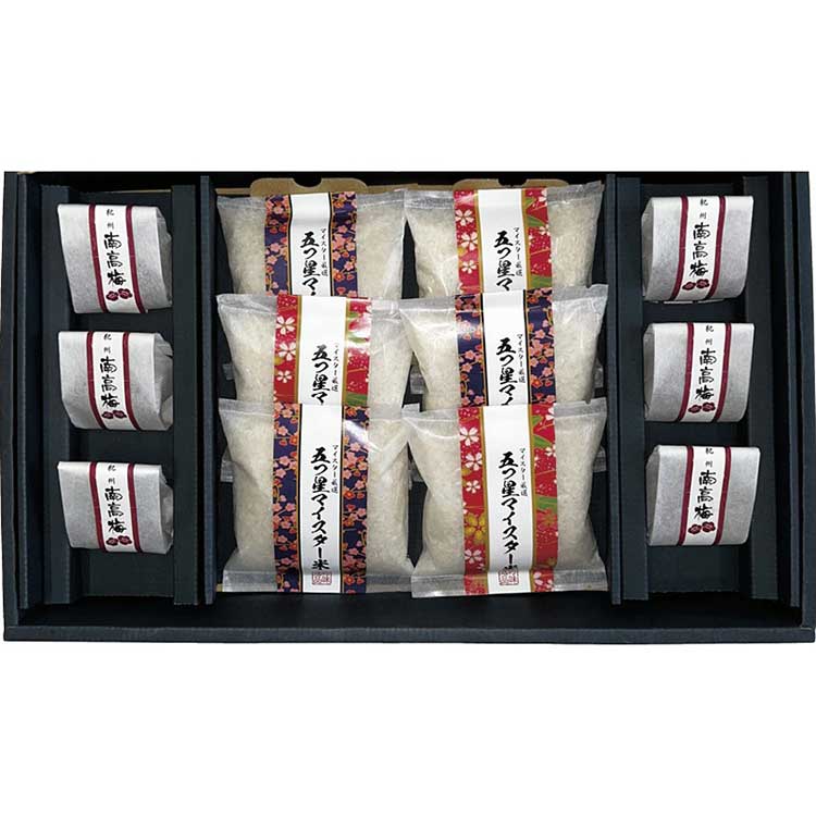 初代田蔵 五つ星マイスター米・南高梅ギフトセット B9128099 常温（送料無料）直送贈答 ギフト お中元 御中元 お歳暮 御歳暮 母の日 父の日 敬老の日