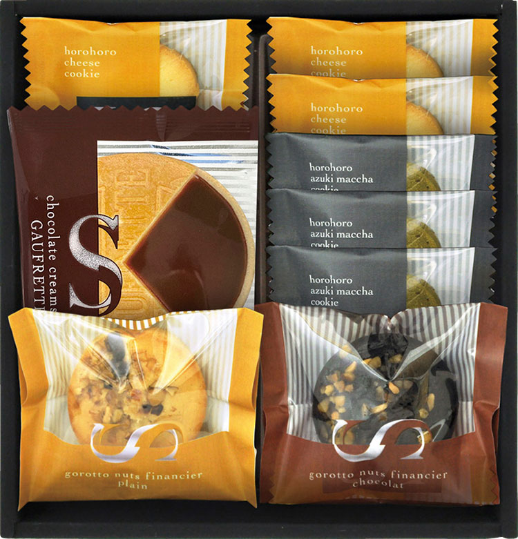 ごろっとナッツフィナンシェ&ゴーフレット 詰合せ L9116516 常温(送料無料)直送 贈答 ギフト お中元 御中元 お歳暮 御歳暮 母の日 父の日 敬老の日