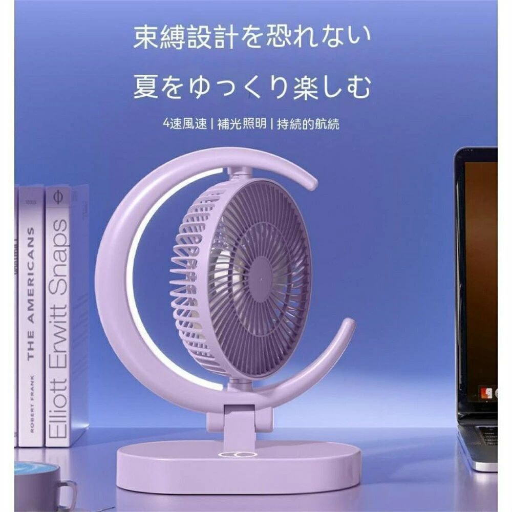 KODOストアの携帯クーラー 小型扇風機 1秒冷感 静音 ひんやり 冷却 暑さ対策 節電｜アングル2