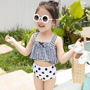 水着 セパレート 女の子 3点セット トップス+パンツ+キャップ チェック柄 キッズ ジュニア タンキニ 子供水着 ガールズ ベビー用 赤ちゃんみずぎ 学生 み...