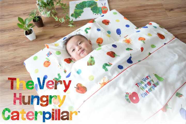 ワンタッチシーツ ベビー 敷き布団 ベビーサイズ はらぺこあおむし かわいい 出産祝い 赤ちゃん ベビー 綿100％ ダブルガーゼ 汗取りシーツ フィットシーツ 敷き布団カバー 出産準備 プレゼント 柔らかい手触りもバツグン 日本製【はらぺこあおむし】 3