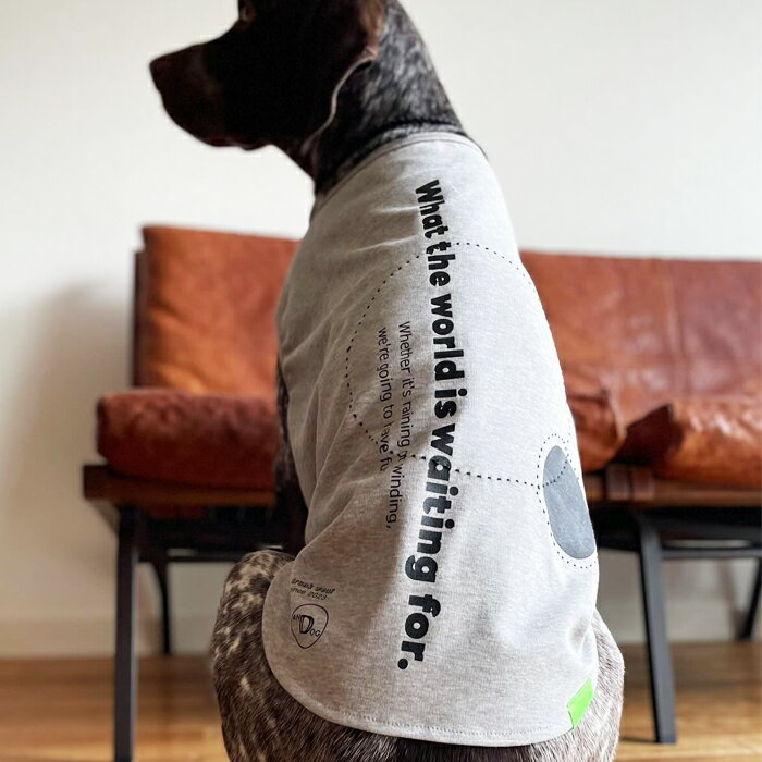 【接触冷感】犬服 ドッグウェア 服 ペット服 夏用 夏服 クールウェア クール cool メッシュ / TYPE_01 / サマータンクトップ グレー / 大型犬 ラブラドールレトリバー ゴールデンレトリバー タンクトップ 日本製 シンプル ナチュラル ベーシック おしゃれ 送料無料