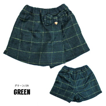 <50%OFF>2019秋冬【SLAP SLIP/スラップスリップ/byベベ】ラップ風 チェック スカパン≪100cm 110cm 120cm 130cm 140cm 150cm≫子供服 キッズ 女の子 女児 子ども ジュニア ショートパンツ パンツ ショーパン おしゃれ お出かけ