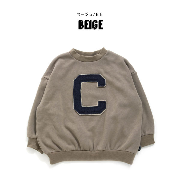 ＜40％OFF＞2021秋冬t【F.O.KIDS/エフオーキッズ】アップリケ トレーナー 裏シャギー≪80cm 90cm 95cm 100cm 110cm 120cm 130cm 140cm≫子供服 キッズ 女の子 男の子 女児 男児 子ども