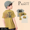 7/10(木)クーポンで5%OFF!<50%OFF>2022夏【F.O.KIDS/エフオーキッズ】バック フォト プリント Tシャツ≪80cm 90cm 95c...