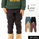 エントリーでP10倍!<40%OFF>2023秋冬st【F.O.KIDS/エフオーキッズ】サイドライン パンツ 10分丈≪80cm 90cm 95cm 100c...