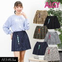 5/1限定クーポンで10%OFF!<40%OFF>2024秋冬【ALGY/アルジー】チャーム付き プリーツ スカパン≪130cm 140cm 150cm 160...