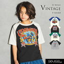 <40%OFF>2024夏【BREEZE/ブリーズ】ヴィンテージモチーフ プリント Tシャツ≪90cm 100cm 110cm 120cm 130cm 140c...