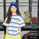 7/4(金)4Hクーポンで15%OFF!<50%OFF>2024夏【BREEZE/ブリーズ】マルチボーダー Tシャツ≪90cm 100cm 110cm 120c...
