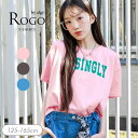 7/5(土)クーポンで5%OFF!<30%OFF>2025夏【algy/アルジー】ビンテージ ロゴ Tシャツ≪130cm 140cm 150cm 160cm≫女...