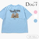 7/5(土)クーポンで5%OFF!<30%OFF>2025夏【algy/アルジー】ドッグ テンシャプリント Tシャツ ≪130cm 140cm 150cm 16...