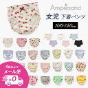 エントリーでP10倍!【4点でメール便 送料無料】2025春【ampersand/アンパサンド】 女の子用ショーツ 下着≪100cm 110cm 120cm 1...
