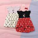 <30%OFF>2025夏【apres les cours/アプレレクール】WEB限定_ディズニーキャラクター ミニー バルーンワンピース≪80cm 90cm ...