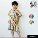 2025夏【MAKE YOUR DAY/メイクユアデイbyフィクスラボ】モダン柄 甚平≪90cm 100cm 110cm 120cm 130cm 140cm≫上...