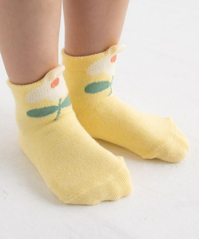 定番【stample/スタンプル】ポッピンフラワー アンクル ソックス_3足セット≪S/13-15cm M/16-18cm≫動物 アニマル 子供 こども キッズ 靴下 男の子 女の子 くつ下 通園 通学 可愛い 履きやすい トラ クマ イヌ ネコ ウサギ パンダ 滑り止め 幼稚園 保育園