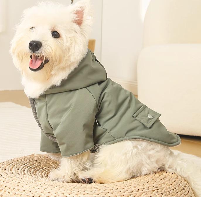 犬 猫 二本足 ウィンドブレーカー 散歩 お出かけ お洒落 お披露目 カフェ 防寒 防風 お揃い ワンちゃん..