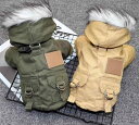 犬用 猫用 2本足服 登山風アウター カジュアル 防寒着 小型 子犬 子猫 犬 猫 かわいい ペット 秋服 冬服 裏ボア コート アウター お揃い 散歩 愛犬 愛猫 防風 厚着 暖かい 保温 お洒落 ドッグカフェ キャンプ お出かけ カフェ