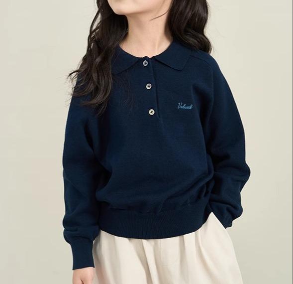 楽天FILO TOKYO 楽天市場店子供用 ポロシャツ 長袖 女の子 男の子 秋冬 新作 カジュアル スポーティ 韓国 韓国服 刺繍 カレッジスタイル お洒落 可愛い かわいい カジュアル 小さいサイズ キッズ 襟付き 長袖 お揃い 姉妹 兄弟 幼児 保育園 幼稚園 小学生 学校
