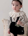 ベビー服 女の子 セットアップ 上下セット 2点 3点 セット 花柄 レトロ アンティーク ヴィンテージ カーディガン チュニック かぼちゃパンツ ソックス か...