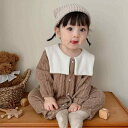 ベビー服 ロンパース 新生児 乳児 幼児 男の子 女の子 襟付き ニット オールインワン ボタン 前開き 長袖 秋冬 綿 シンプル おしゃれ かわいい 出産祝い...