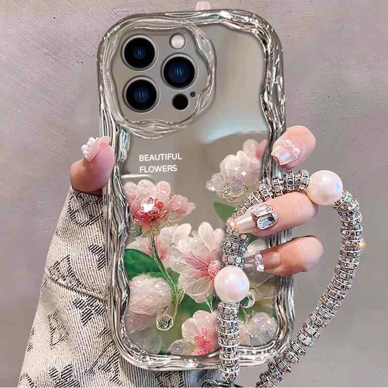 乐天商城 - スマホケース iPhone 11 12 13 14 15 16 Plus Pro ProMax 花 フラワー バラ 薔薇 ピンク ホワイト レッド 保護ケース 携帯電話 ケース Apple ストラップ付き かわいい おしゃれ インスタ SNS トレンド