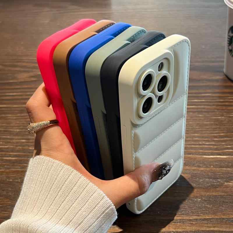 乐天商城 - スマホケース iPhone XS XR 11 12 13 14 15 Plus Pro ProMax ブラック ホワイト ブラウン ブルー スカイブルー レッド シンプル クッション 保護ケース 携帯電話 カバー Apple かわいい おしゃれ トレンド