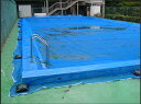 プールカバーメッシュタイプ 9m×14m(13m×25mのプールで3枚必要)落ち葉やゴミの侵入を防ぎます。大 特注サイズ承ります保育学校用品こども良品