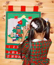 クリスマス布絵本布のアドベント カレンダーNew!!壁掛けクリスマスツリーオーナメント24個付きメリークリスマス幼児教育選んで!! 無料ギフトラッピング