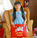 布絵本MY ABC ANIMAL TRAIN レッド刺しゅう入りABC英語バッグ【知能開発レッスンブック】幼児教育英語教育選んで!!ギフトラッピン